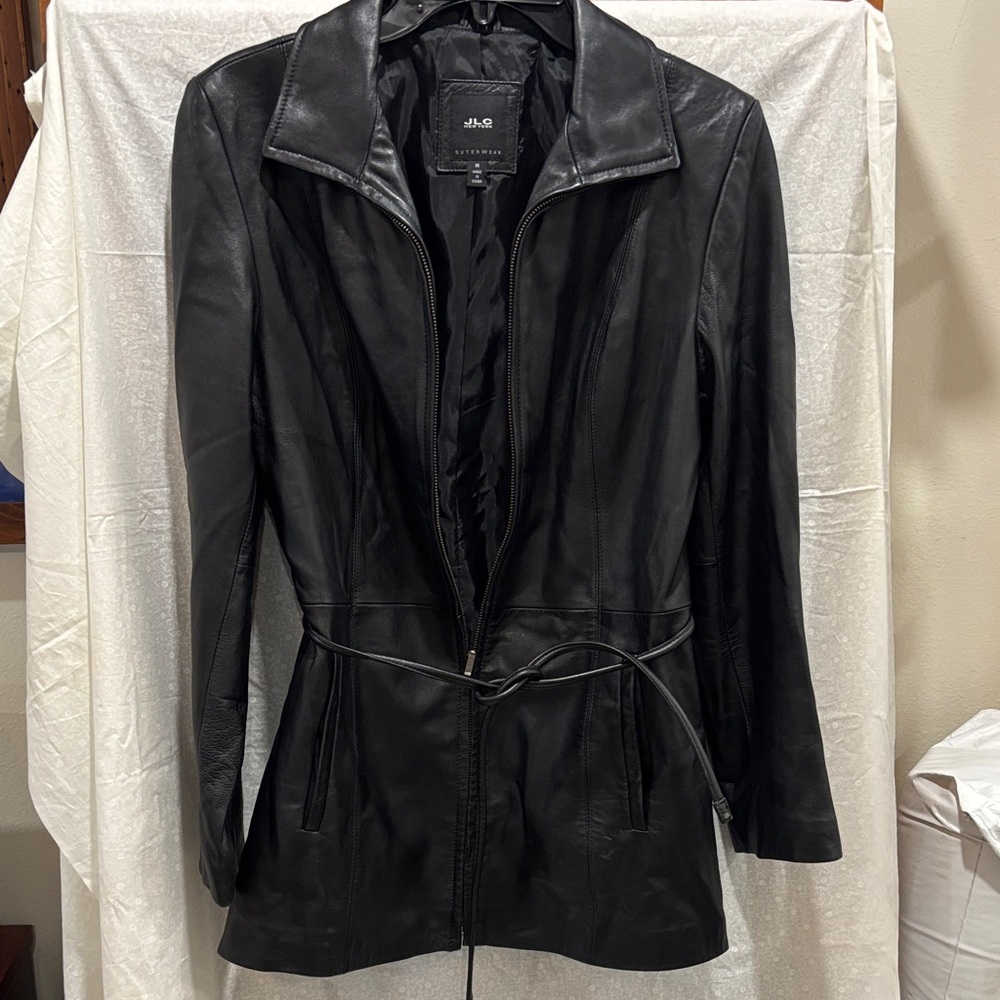 JLC New York Genuine Leather Blazer M